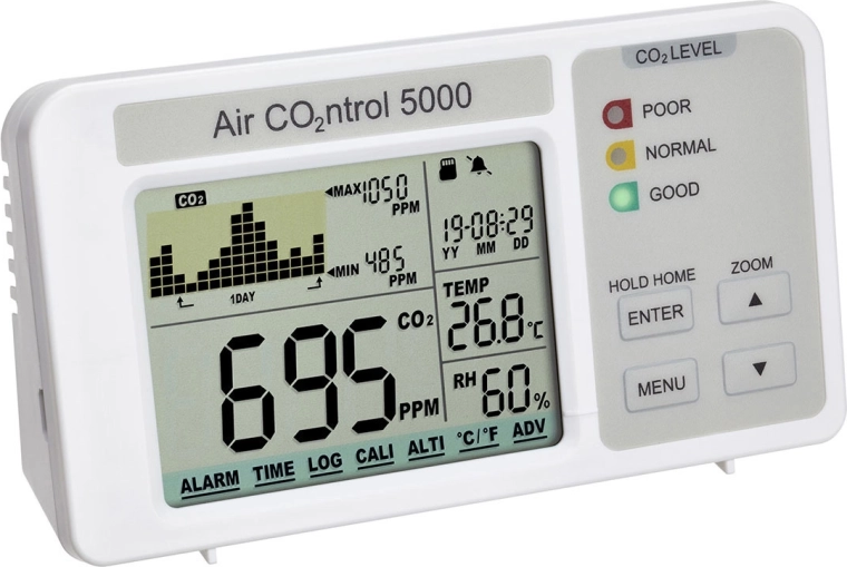 TFA AirCO2ntrol 5000 – záznamník CO2 s meraním teploty a vlhkosti