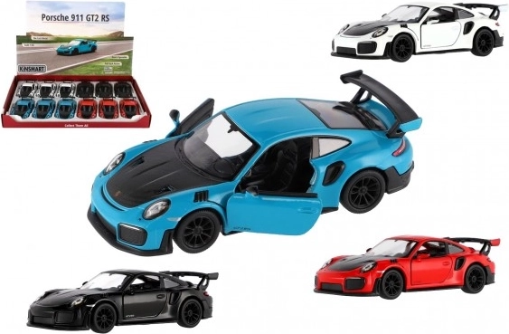 Model auta Porsche 911 GT2 RS kovový/plastový 13 cm so spätným natiahnutím