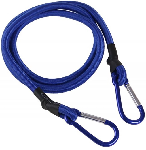 Elastické upínacie lano s karabínami 1 m
