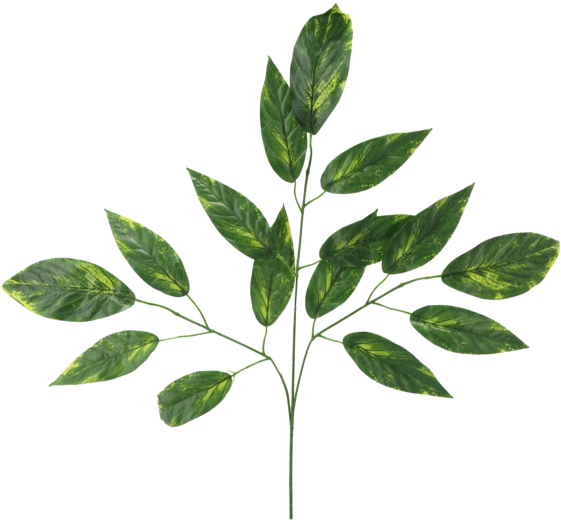 Umelá vetvička s listami manga 69 cm