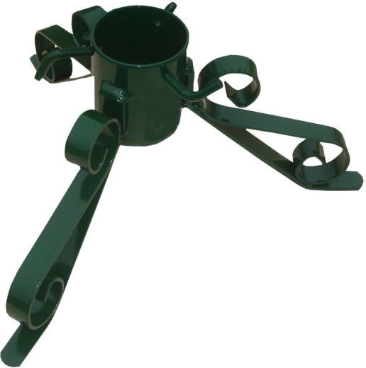 Kovový stojan na vianočný stromček zelený