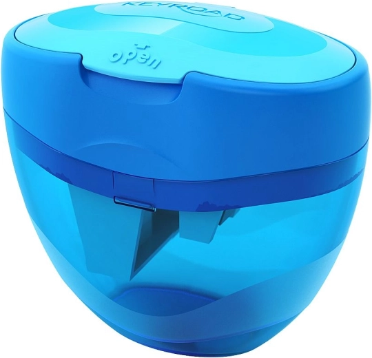 Strúhadlo Keyroad Tri Plus, plastové, modré