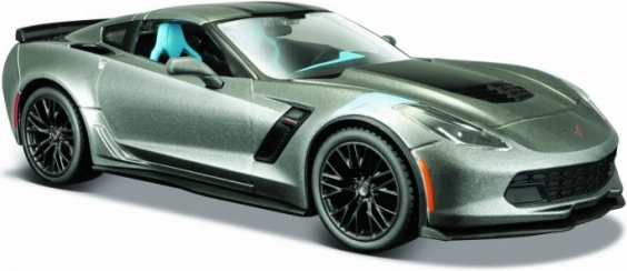 Model Corvette Grand Sport 2017 1:24 sivý
