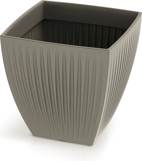 Kvetináč Latia Square 30 × 30 cm mocca
