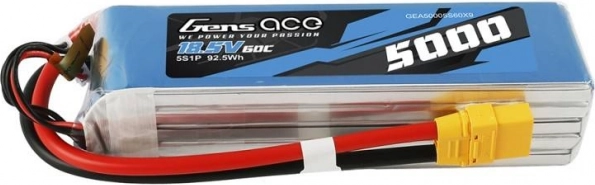 LiPo batéria Gens Ace 5000mAh 18,5V 60C pre RC modely