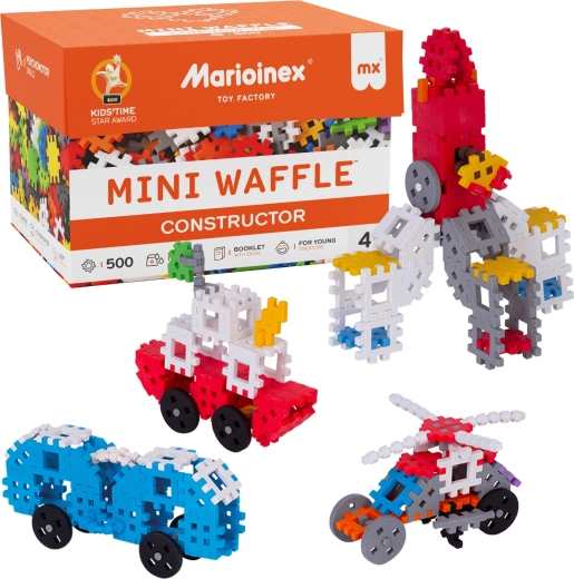 Marioinex Mini Waffle konštruktor 500 dielikov