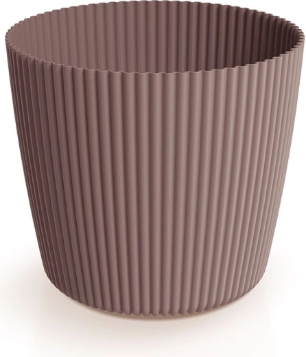 Kvetináč Prosperplast Milly Round 23,6 cm marsala