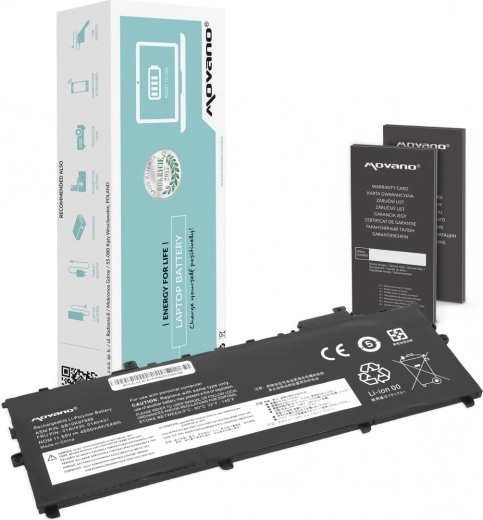 Movano batéria pre Lenovo ThinkPad X1 Carbon (2017–2018) 4650 mAh 54 Wh