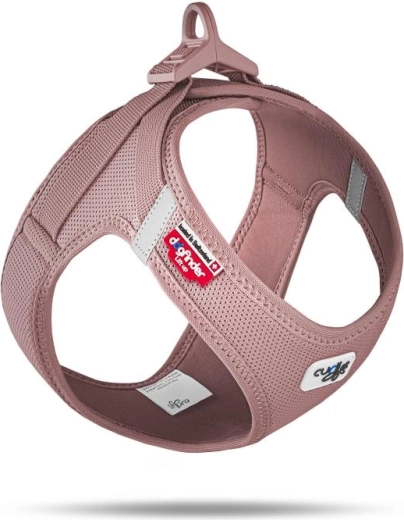 Curli postroj pre psy so sponou Air-Mesh rose XL (12–18 kg)