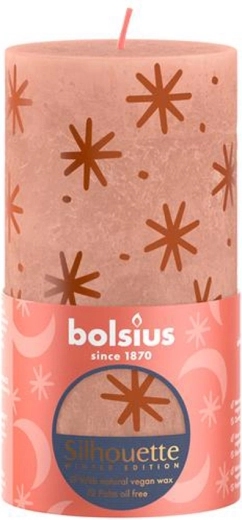 Rustikálna sviečka 130 × 68 mm – krémový karamel