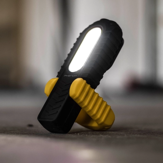 Nabíjacie montážne svietidlo 2 v 1 s COB LED a USB-C