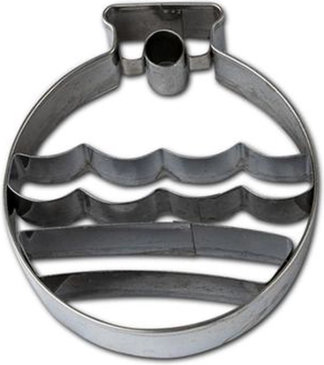 Vykrajovačky na cukrovinky – vianočné gule, 7–8 cm, strieborná