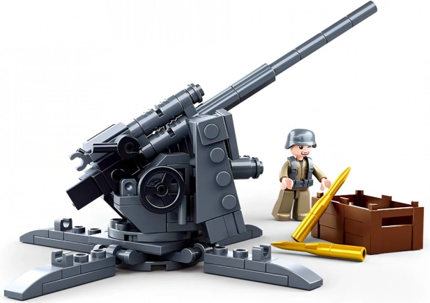 Sluban Army WW2 M38-B0852 Protilietadlový kanón