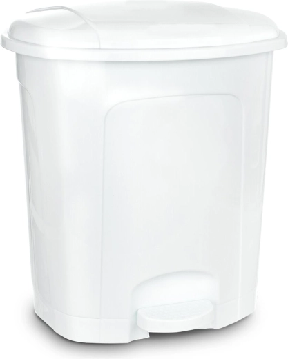 Odpadkový kôš s pedálom 11,5 l biely