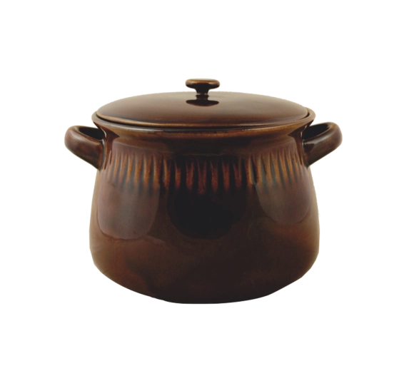 Keramický kvasák 3 l s pokrievkou, hnedý