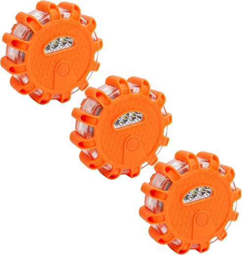 Súprava 3 magnetických LED výstražných svetiel RENEW FORCE
