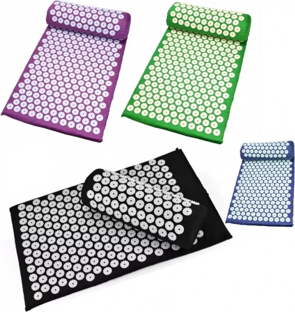 Akupresúrna podložka s vankúšikom – Modrá