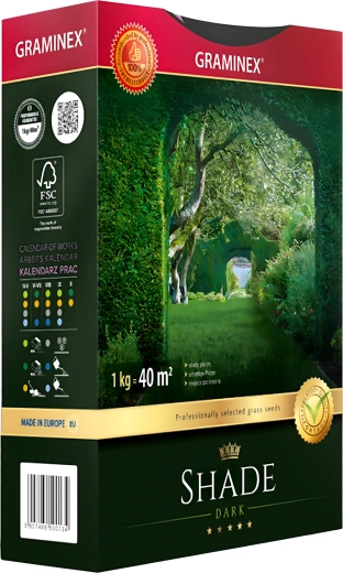 Prémiová trávniková zmes do tieňa 1 kg (pre plochy do 40 m²)