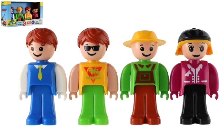 Sada figúrok LENA zelená – 4 postavičky pre TRUXX