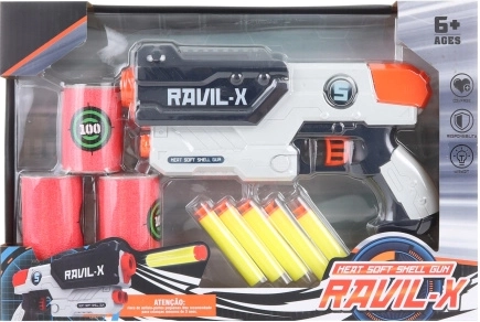 Pistola na penové náboje pre deti