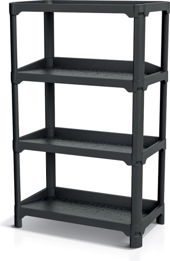 Stojan na topánky Nubby rack, recyklovaná čierna – 1 kus