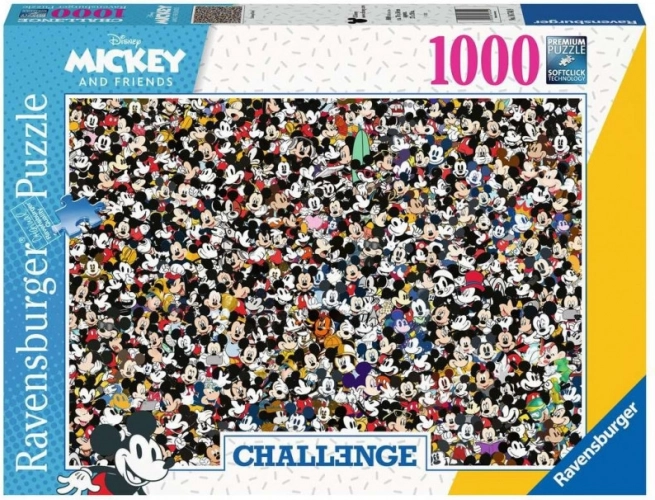 Ravensburger puzzle Mickeyho Výzva 1000 dielikov