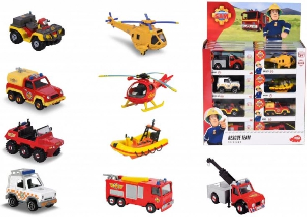 Požiarnik Sam – kovové autíčko 1:64