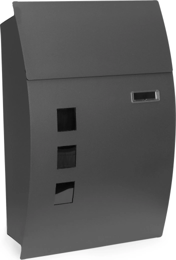 Nástenná poštová schránka z pozinkovanej ocele antracit ModernHome