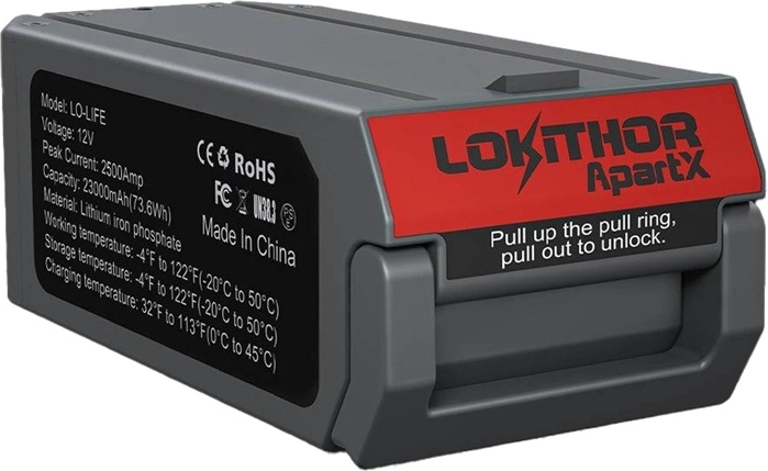 Batéria Lokithor LO-LIFE pre ApartX (LiFePO4, 23 000 mAh, 2500 A)