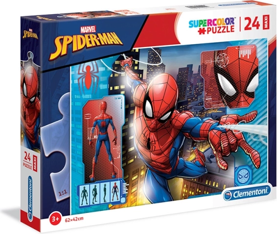 Puzzle 24 dielikov Maxi Super Color Spider-Man