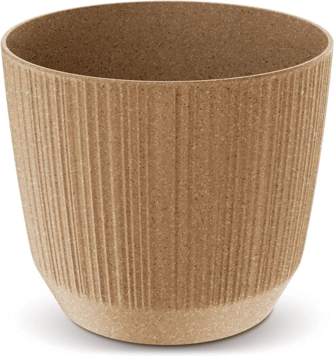 Kvetináč Ryfo Eco Wood 14,6 cm – naturo