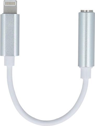 Setty adaptér Lightning na 3,5 mm audio jack, biely