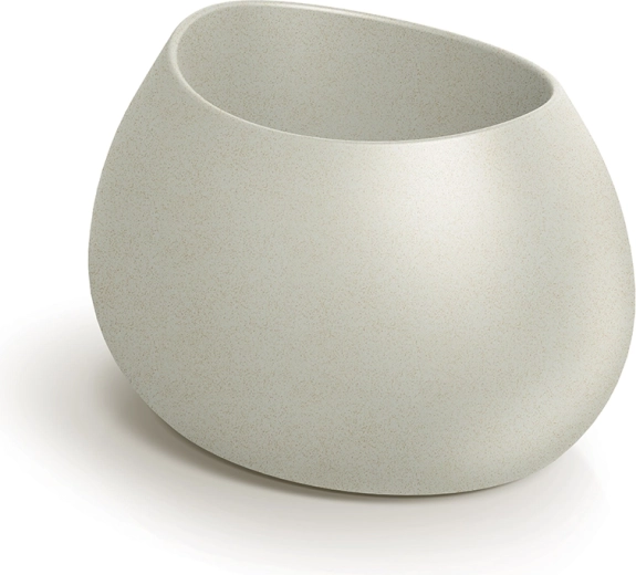 Kvetináč Evolia 60 cm pieskový – moderný plastový truhlík pre dom aj záhradu