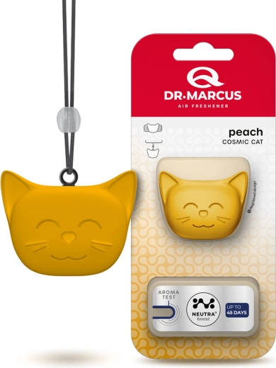 Dr. Marcus Cosmic Cat osviežovač vzduchu do auta Broskyňa