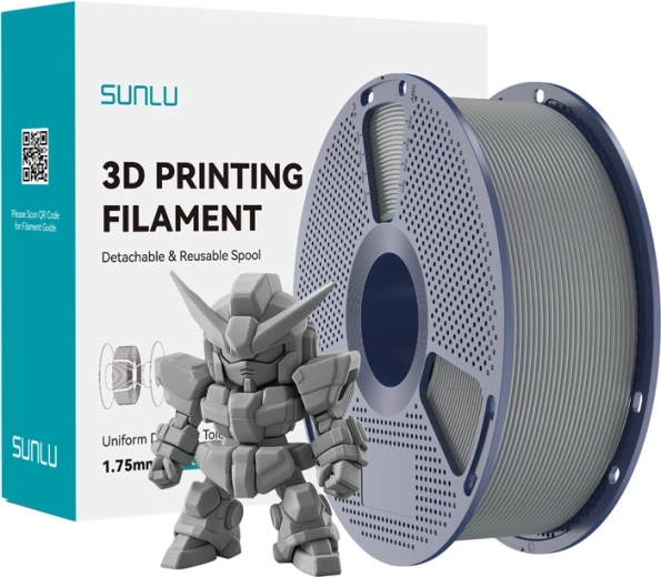 Sunlu PLA+ 2.0 filament sivý 1,75 mm