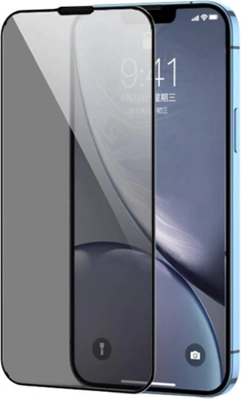 Tvrdené sklo s čiernym okrajom pre iPhone 15 Pro