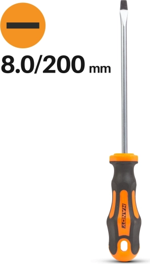 Plochý skrutkovač 8,0 × 200 mm