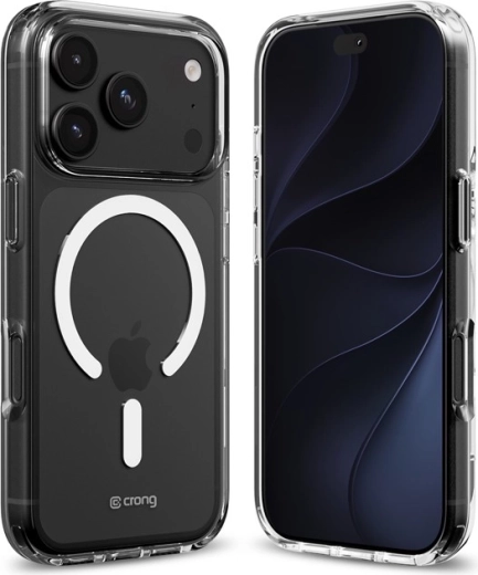 Crong Clear MAG ochranný kryt s MagSafe pre iPhone 18 Pro / iPhone 17 Pro