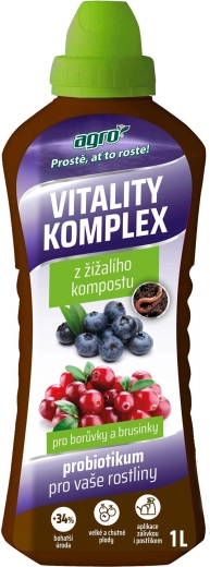 AGRO Vitality Komplex s čučoriedkou, brusnicou a probiotikami 1 l