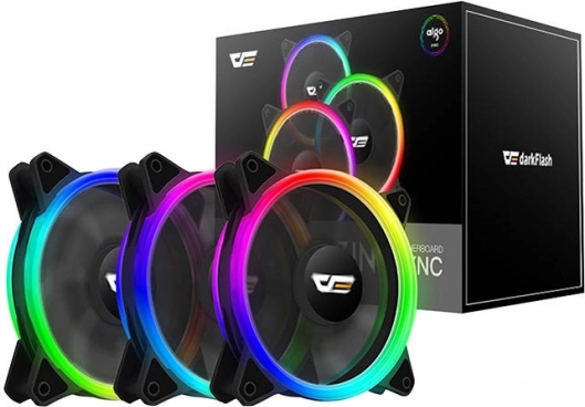 Súprava ARGB počítačových ventilátorov Darkflash DR12 Pro 3v1