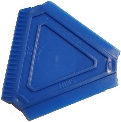 Trojuholníková škrabka na ľad 8 × 8 × 8 cm, mix farieb