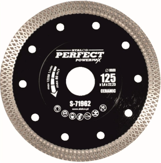 Diamantový kotúč na keramiku Stalco 125 mm