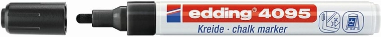 Kriedový popisovač čierny Edding 4095