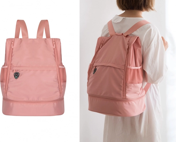 Cestovný batoh do príručnej batožiny - ružový