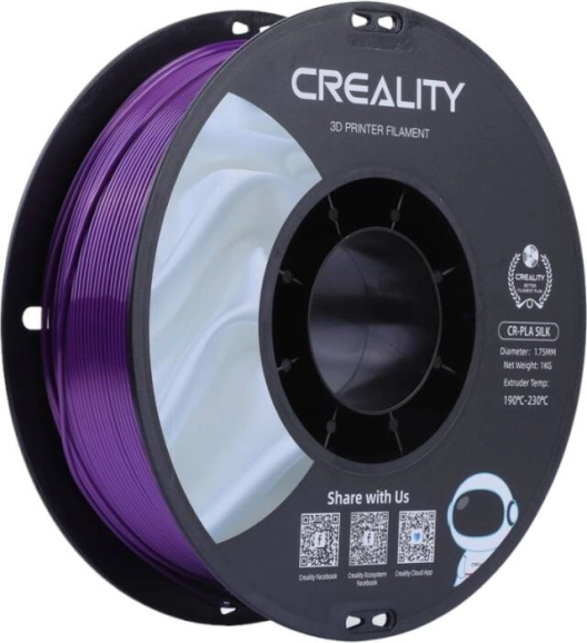 Pla filament creality cr-silk fialový 1,75 mm