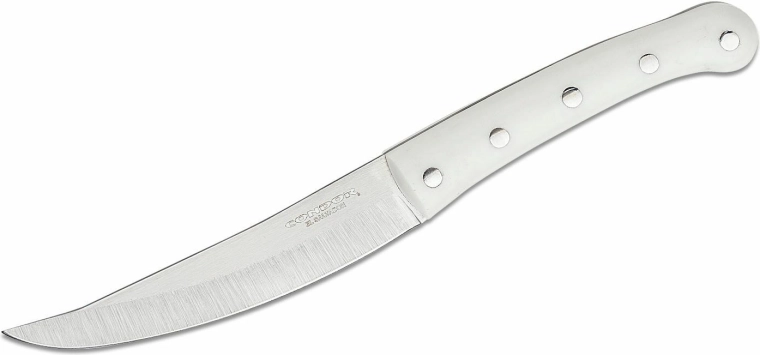 Lovecký nôž Condor Meatlove 11,6 cm biela Micarta s koženým puzdrom