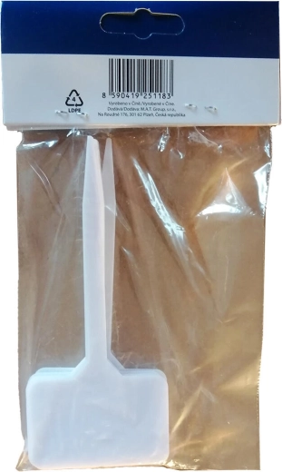 Plastové zapichovacie štítky k rastlinám 13,3 × 5,6 cm, balenie 10 ks