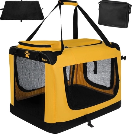 Skladacia prepravná taška pre psa a mačku Purlov 60 × 42 × 44 cm