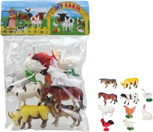 Zvieratká v sáčku 7–10 cm – sada plastových figúrok pre deti
