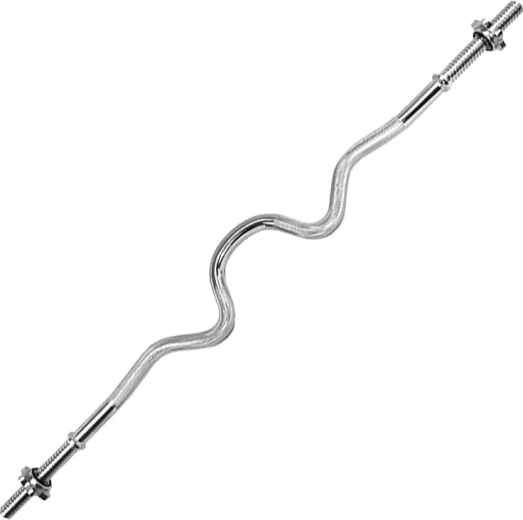 Silno lomená osa na činky 120 cm, 30 mm HMS